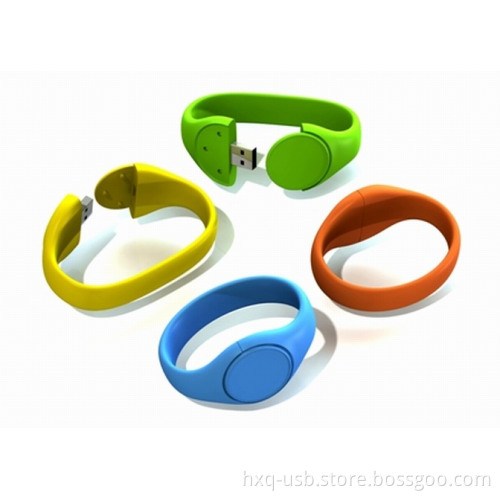 Bracelet USB Drive Capacity Custom Logo Printing